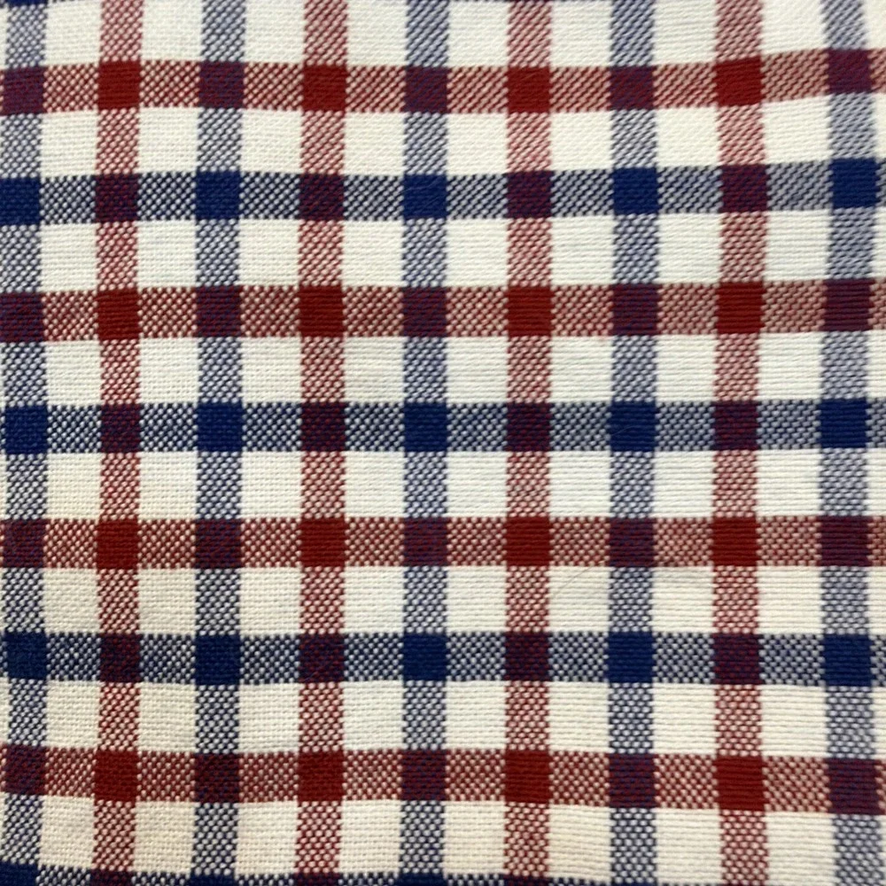 Ralph Lauren Boys Large 14-16 Gingham Button Down Shirt Red Navy‎ Blue Check